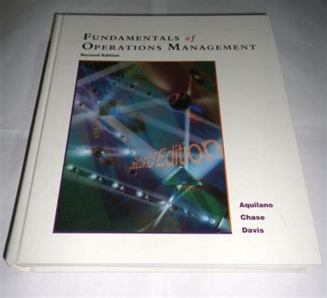 Fundamentals Of Operations Management