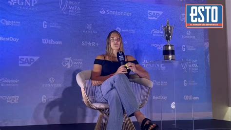 Sabalenka on the WTA Finals : r/tennis