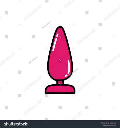 Anal Plug Sex Toy Doodle Icon Stock Vector Royalty Free Shutterstock