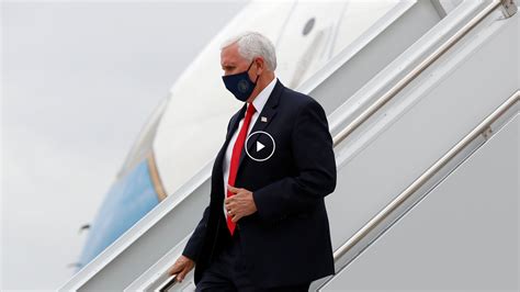 ‘wearing A Mask Is Just A Good Idea Pence Says The New York Times