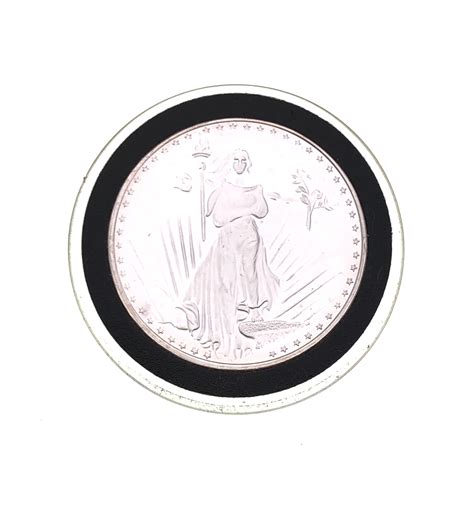 Lot SAINT GAUDENS REPLICA 1OZ 999 SILVER ROUND