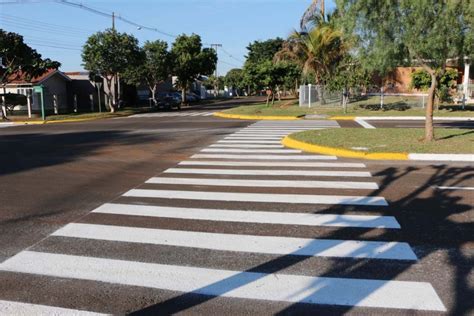 Departamento De Trânsito Inicia Implantação De Sinalização Horizontal Em Sh