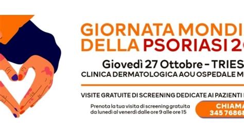 Giornata Mondiale Della Psoriasi Al Maggiore Le Visite Gratuite Di