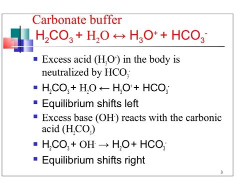 Buffer in the blood