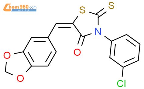 5584 19 0 5E 5 1 3 Benzodioxol 5 Ylmethylidene 3 3 Chlorophenyl 2