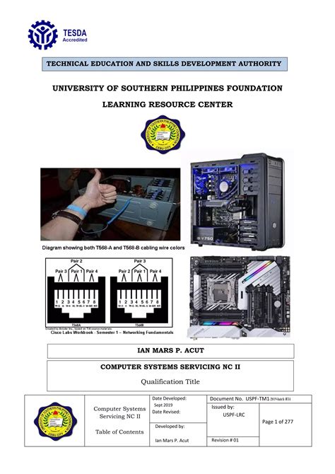 TM 1 TESDA Portfolio Computer Systems Servicing NC II PDF