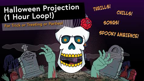 Halloween Projection 1 Hour Loop YouTube