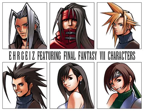 Final Fantasy Characters Art Ehrgeiz Art Gallery