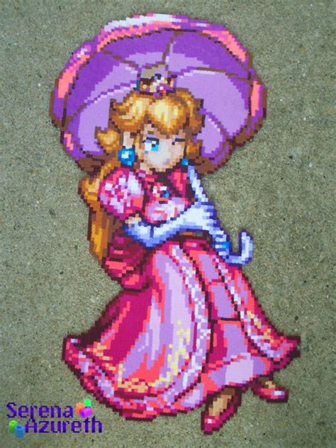 Pretty Peach In Pink By SerenaAzureth On DeviantART Perler Beads