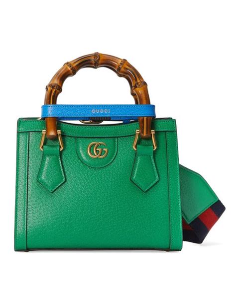 Gucci Diana Mini Tote Bag In Green Lyst