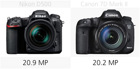 Nikon D500 vs. Canon 7D Mark II