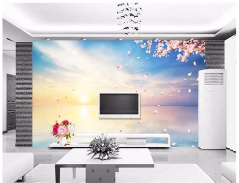 High End Custom D Photo Wallpaper Murals Mediterranean Mural Seaside