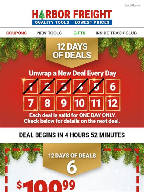 Harbor Freight Tools 12 Days Of Deals Day 6 140 Off This Badland