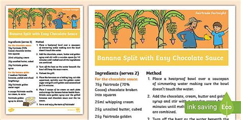 Fairtrade Fortnight Banana Split Recipe | Parents