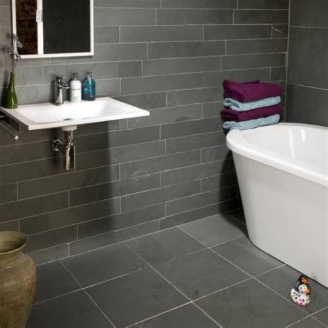 Bathroom Tiles Slate Grey Everything Bathroom