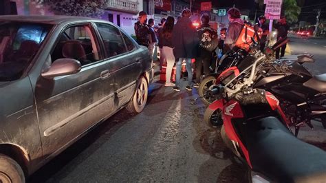 Choque En Bulevar Durango Deja Un Motociclista Lesionado