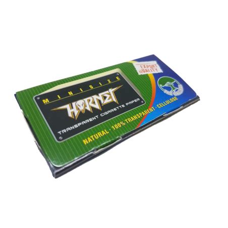 Hornet transparent rolling papers – Ericvisser