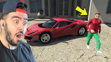 RONALDONUN SÜPER ARABASINI VE ZENGIN EVINI BULDUM GTA 5 MODS YouTube