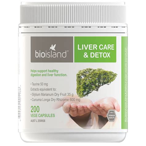 Buy Bio Island Liver Care And Detox 200 Vege Capsules Online At Chemist Warehouse®