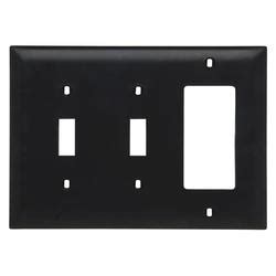 Legrand Pass Seymour Trademaster Black Nylon Gang Toggle Switch