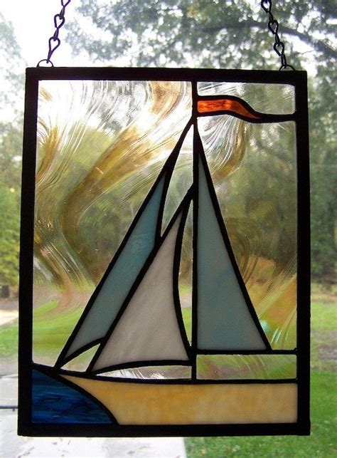 Pattern For Stained Glass Sailboat By Tarasawchuk On Etsy