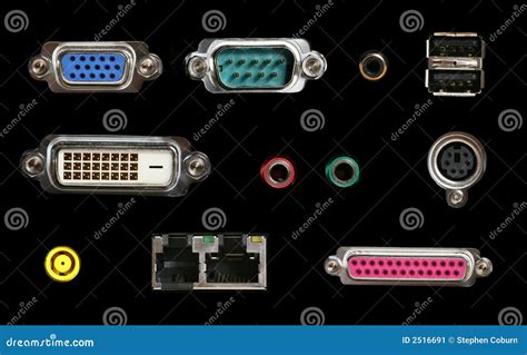 Computer Connectors Royalty-Free Stock Photography | CartoonDealer.com #10275275