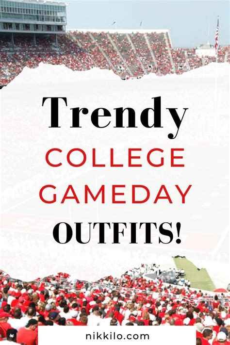 10 College Football Game Day Outfits To Wear This Season In 2024