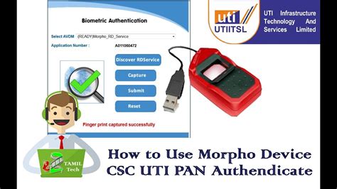 Morpho Working On Csc Uti Pan Tamil Youtube