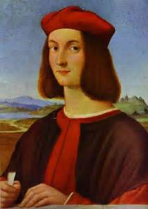 portrait d`un jeunes homme de Raphael (Raffaello Sanzio Da Urbino) (1483-1520, Italy ...