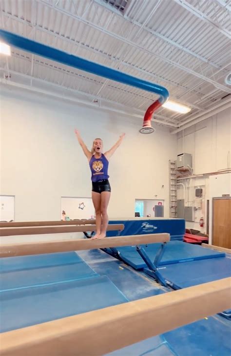 Olivia Dunne leaves fans stunned by actually training for gymnastics as ...