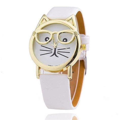 Cat With Glasses Wristwatch