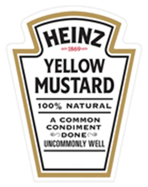 Heinz mustard Logos