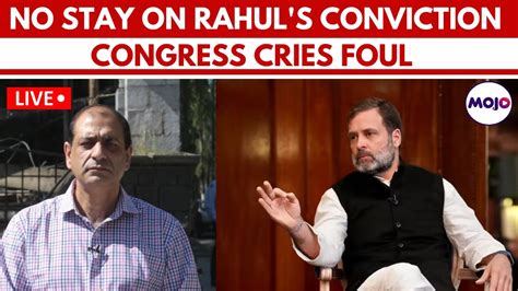 Rahul Gandhi Defamation Case Live Rahul Remains Disqualified As An Mp Congress To Move Sc