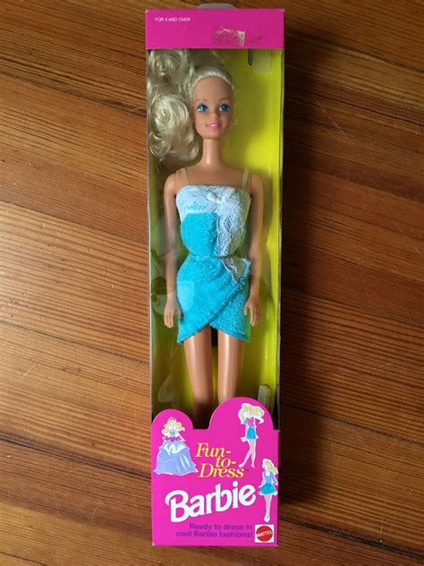 Sale Vintage Fun To Dress Barbie Doll New In Box Etsy Dress