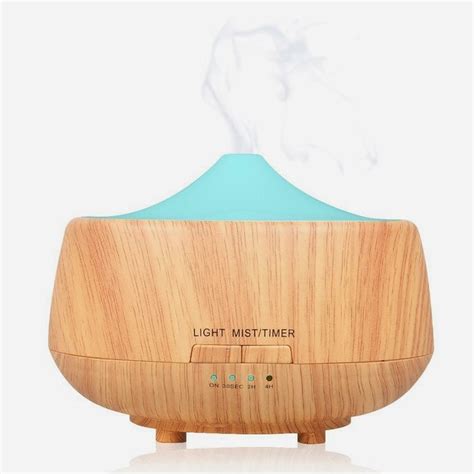 Aromatherapy Essential Oil Diffuser Werleo 250ml Wood Grain Ultrasonic