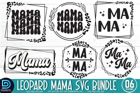 Leopard Mama Svg Bundle Graphic By Design S Dark Creative Fabrica