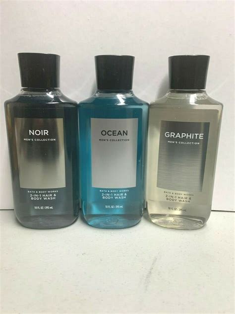 Bath And Body Works Men 2 In 1 Hair Body Washes Shower Gels 10 Oz U