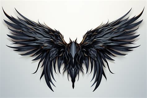 3 Rendered Dark Angel Wings Graphic by saydurf · Creative Fabrica