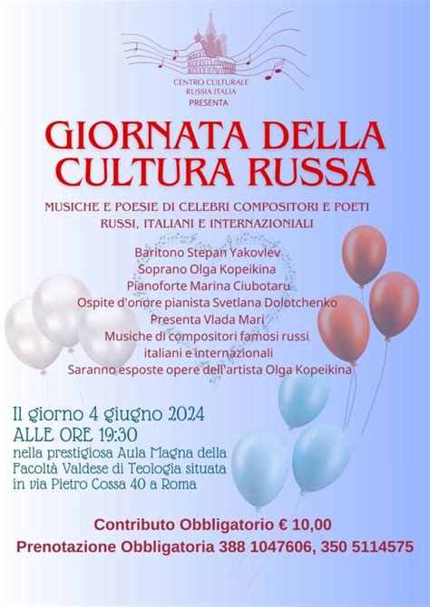 Giornata Della Cultura Russa Accademia Di Alta Cultura