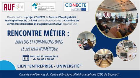 Rencontre métier emplois et formation dans le secteur numérique AUF