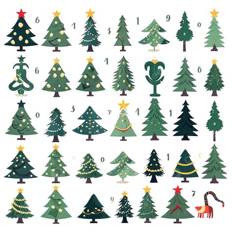 Find The Correct Shadow Of Christmas Tree Education Game For Preschool