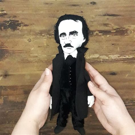 Edgar Allan Poe Doll Nevermore Literary T For Readers And Etsy