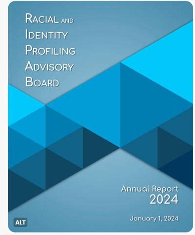 California Racial And Identity Profiling Advisory Board Releases Report