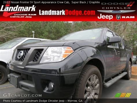 Super Black 2012 Nissan Frontier SV Sport Appearance Crew Cab