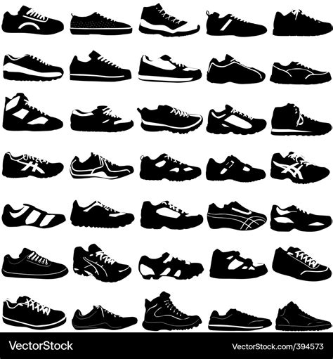 Fashion sport shoes Royalty Free Vector Image - VectorStock