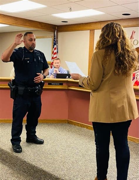 Whmi Local News New Howell City Police Officer Sworn In