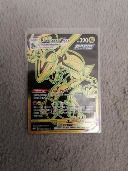 Pok Mon Karta Rayquaza Vmax Gold Aukro