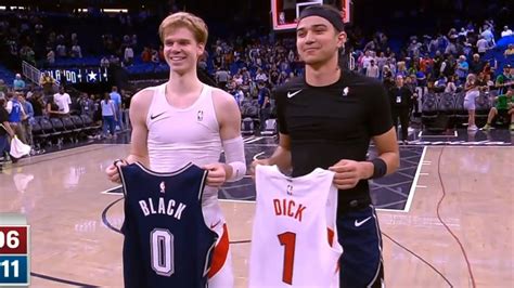 Anthony Black And Gradey Dick Do Nba S Greatest Jersey Swap Ever 😂 Youtube