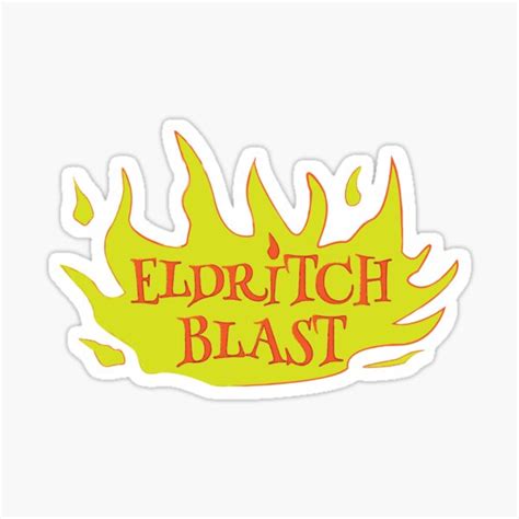 "Eldritch Blast DND" Sticker for Sale by skocartwork | Redbubble