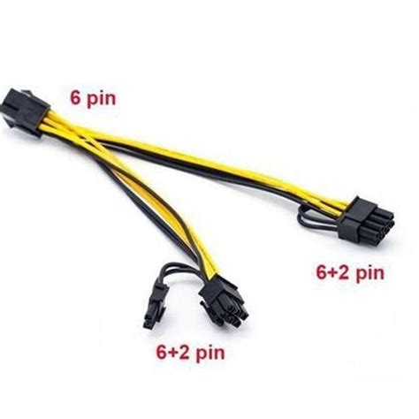 Cabo Adaptador Energia Sata X 6 8 Pinos Placa Video Molex Pontofrio